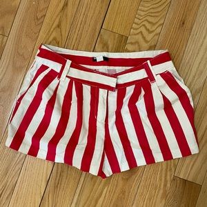 BDG Urban Outfitters VTG Red White Striped Shorts